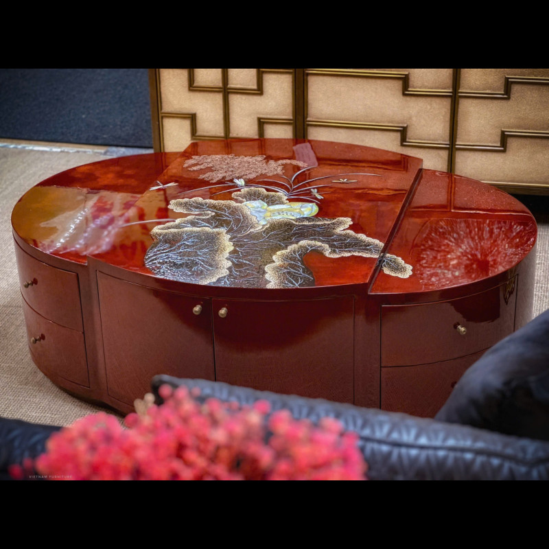 Bàn Sofa 3 phần sơn mài