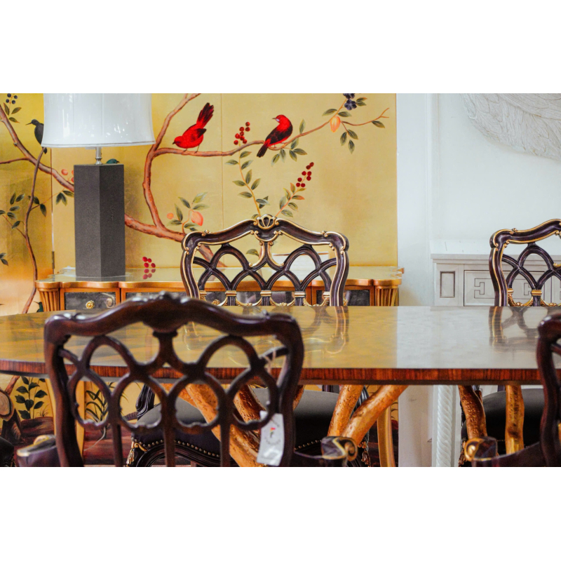 Bộ bàn ăn góc cây - Gothic