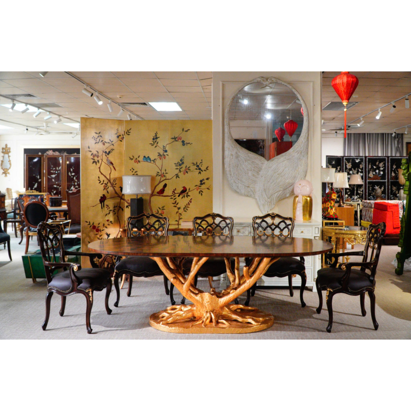 Bộ bàn ăn góc cây - Gothic