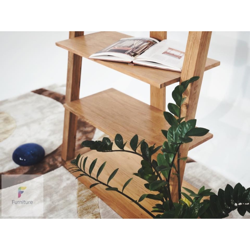 Kệ sách Z gỗ sồi