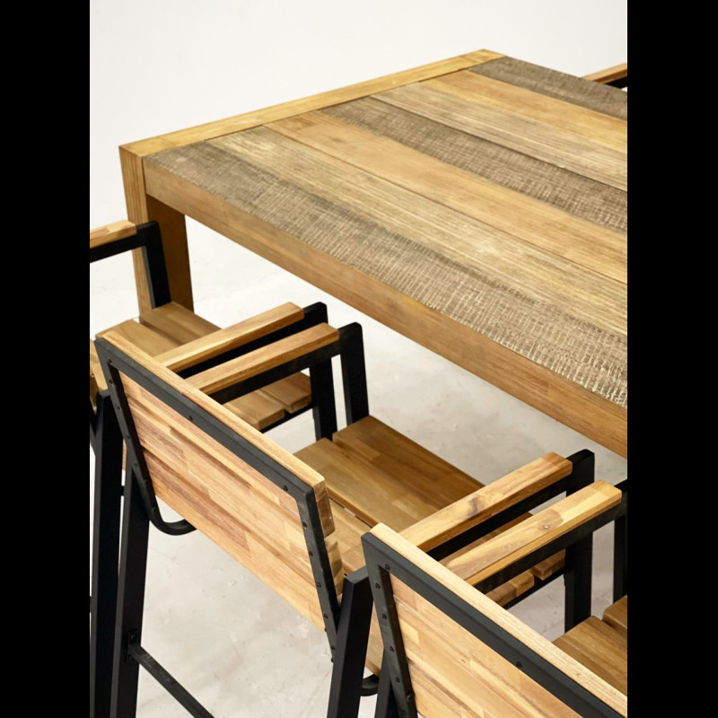 Bộ bàn ăn cào xước 