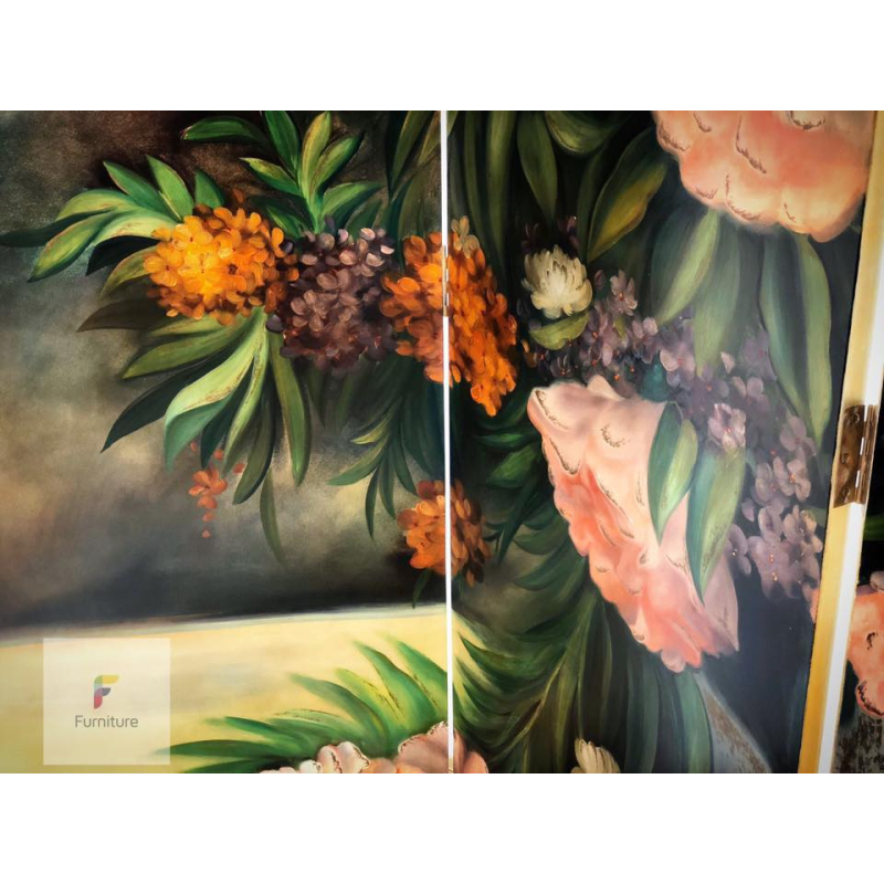 Bình phong DM4 bốn tấm.