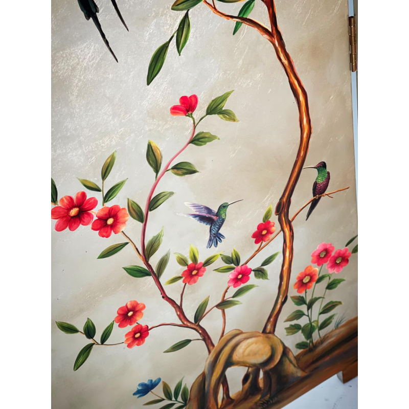 Bình phong Chinoiserie 