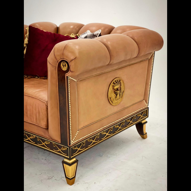 Lydia Sofa Set - Seat 2 (Nâu nhạt)