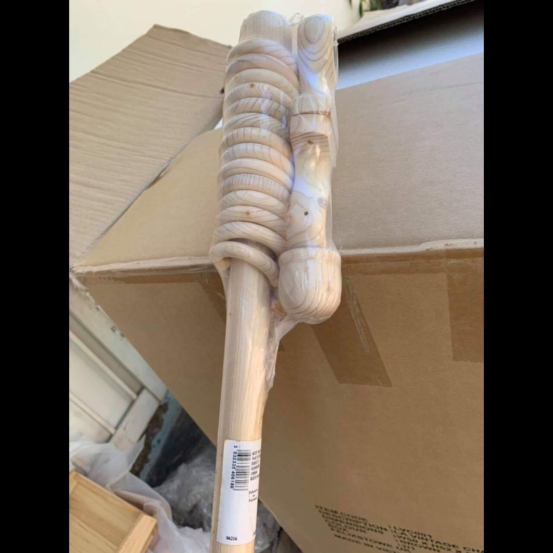 Thanh treo rèm gỗ