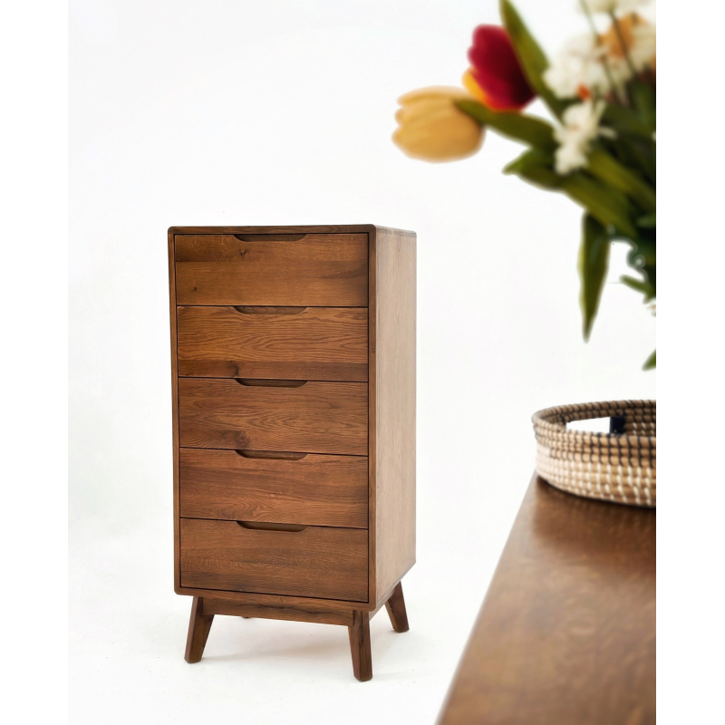 	Tủ 5 ngăn Como - Nâu