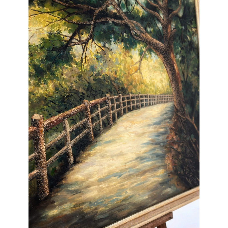 Tranh sơn mài The Road