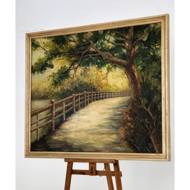 Tranh sơn mài The Road