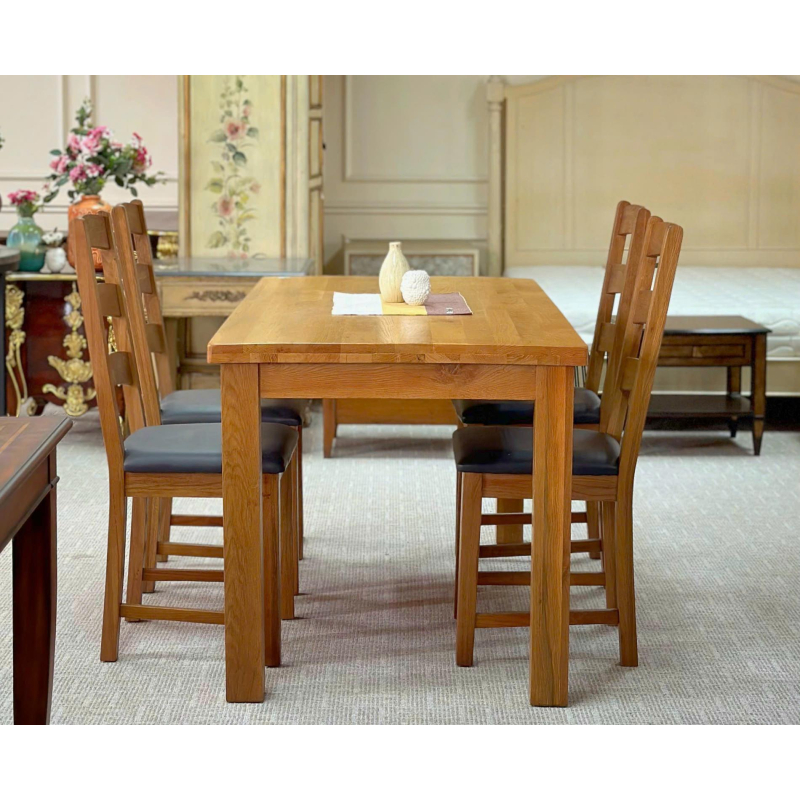 Bộ bàn ăn sồi DHD 