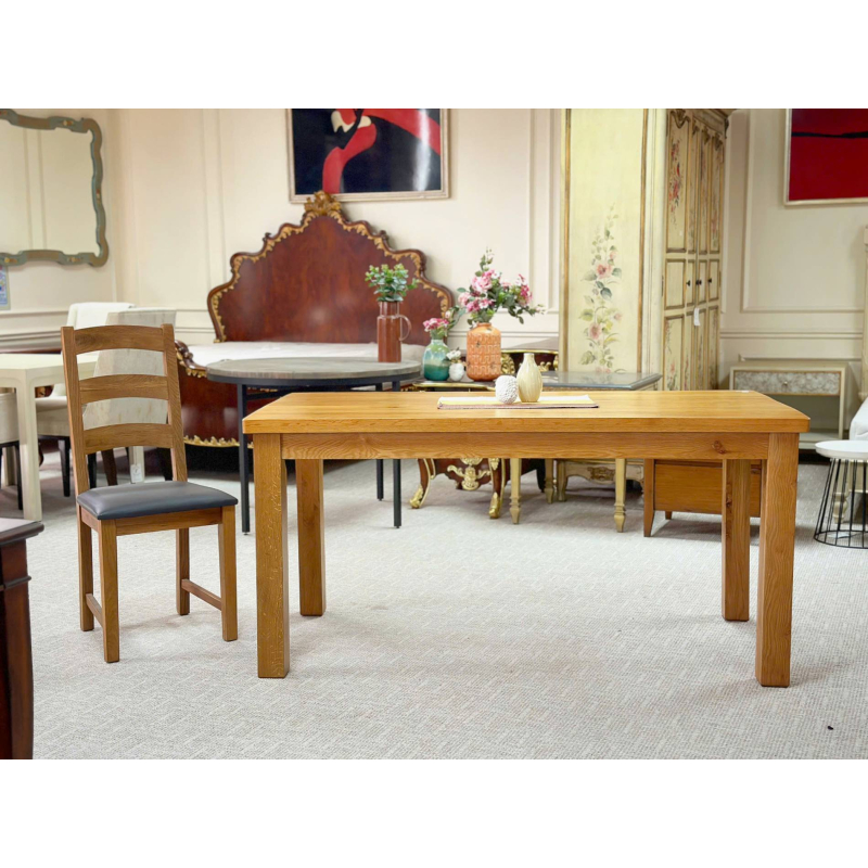 Bộ bàn ăn sồi DHD 